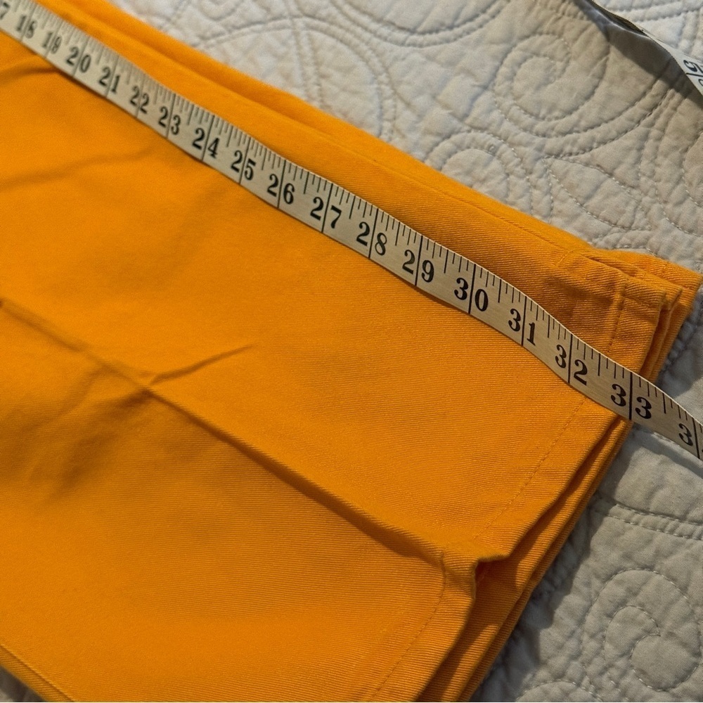 Lauren Jeans Co. Ralph Lauren Bright Orange Pants - Picture 7 of 9
